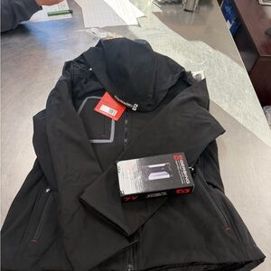 Black Heated Jacket for Women